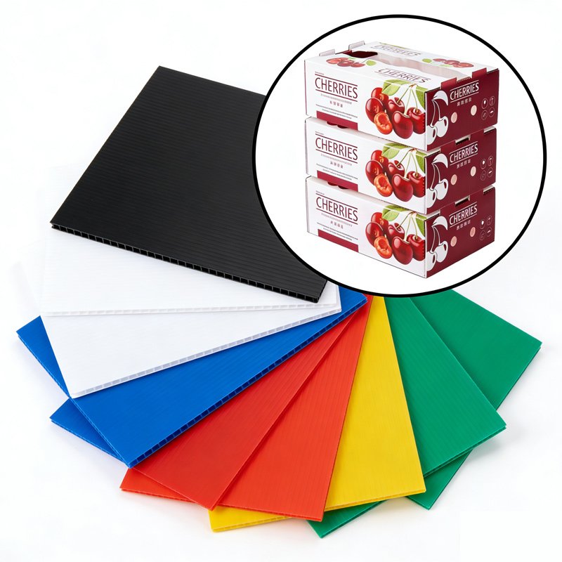 Food-Grade PE/PP Corrugated Boards (FDA/SGS Certified)
