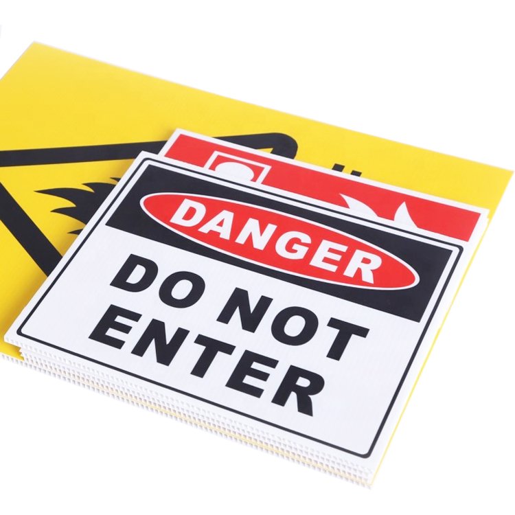 -Plastic Corrugated Signs