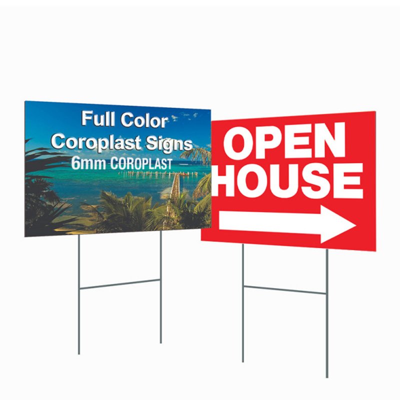 Corrugated Plastic Yard Signs