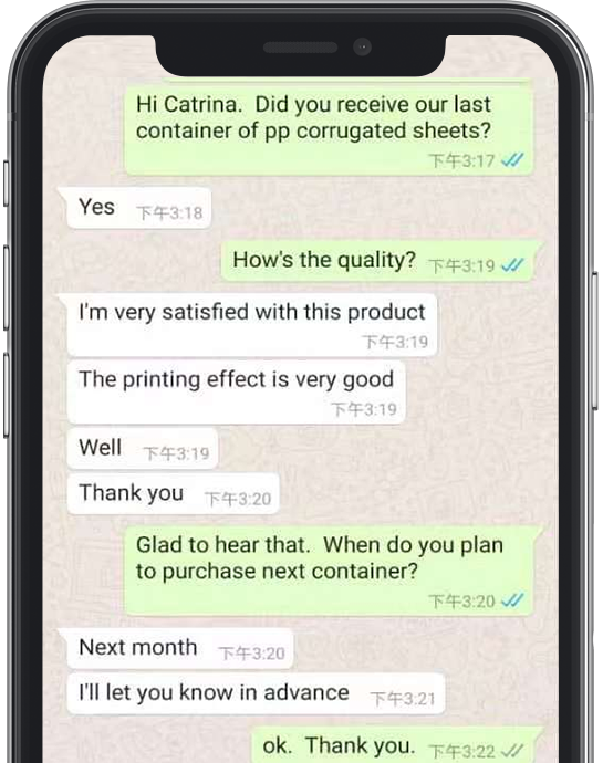 What Our Corrugated Sheet Clients Say-1
