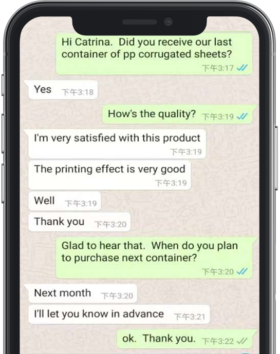 What Our Corrugated Sheet Clients Say-3