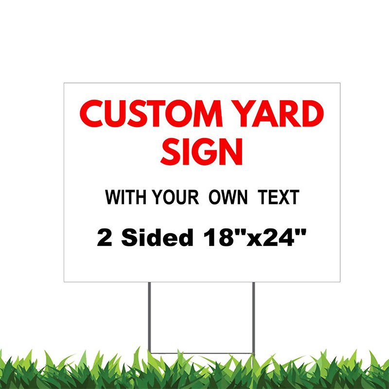 Blank Corrugated Plastic Signs