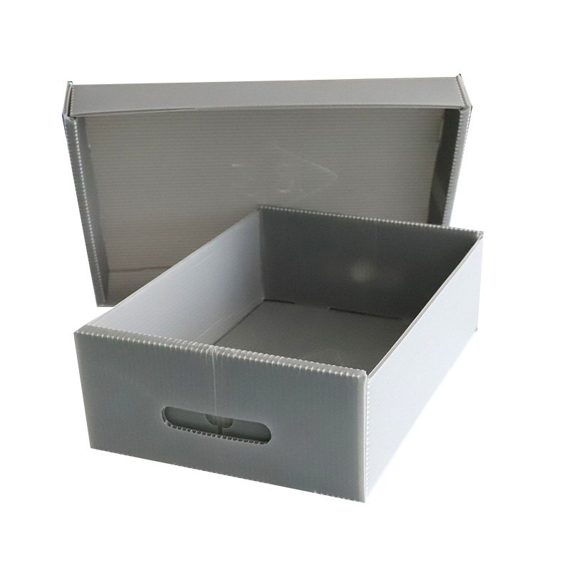 Corrugated Plastic Box with Lid