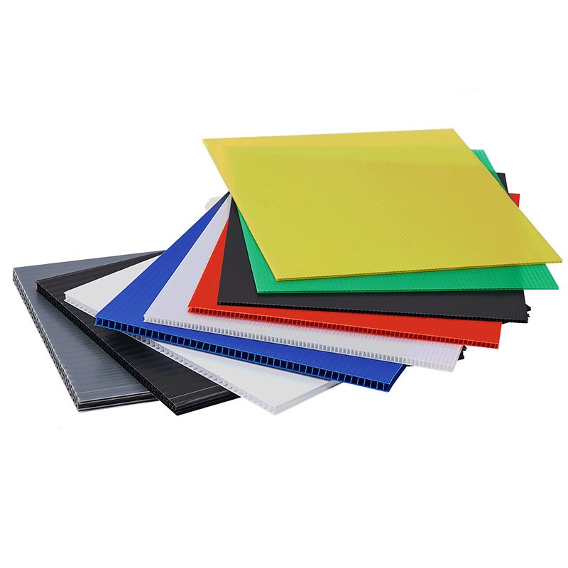 Corrugated polypropylene sheets