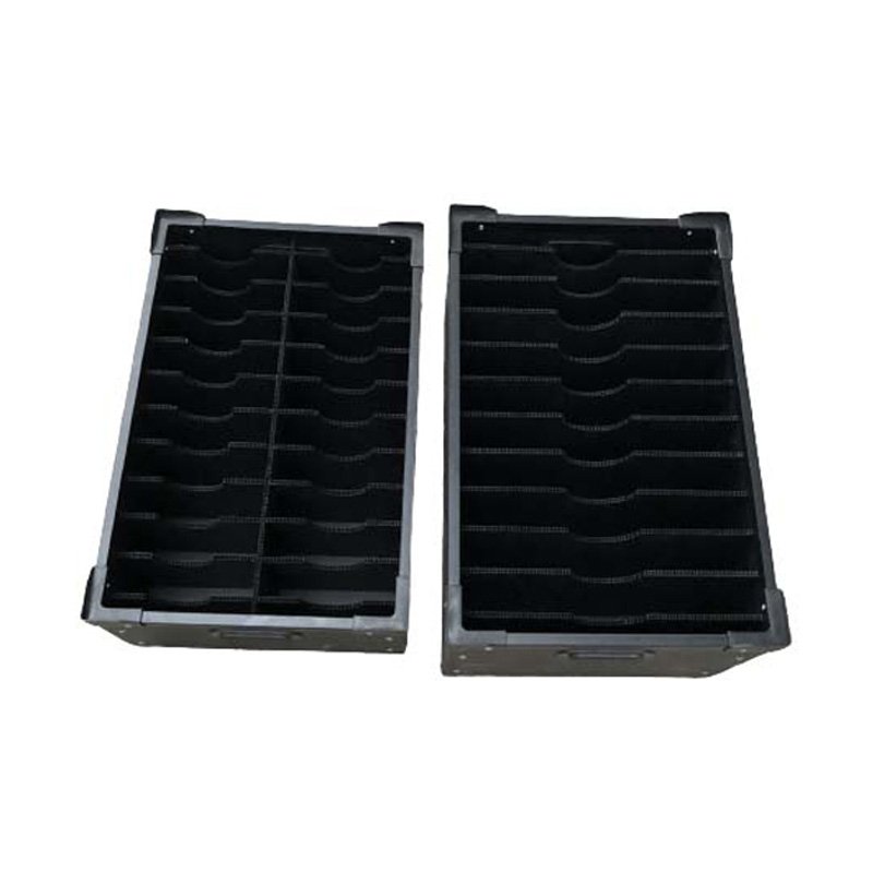 ESD conductive turnover boxes