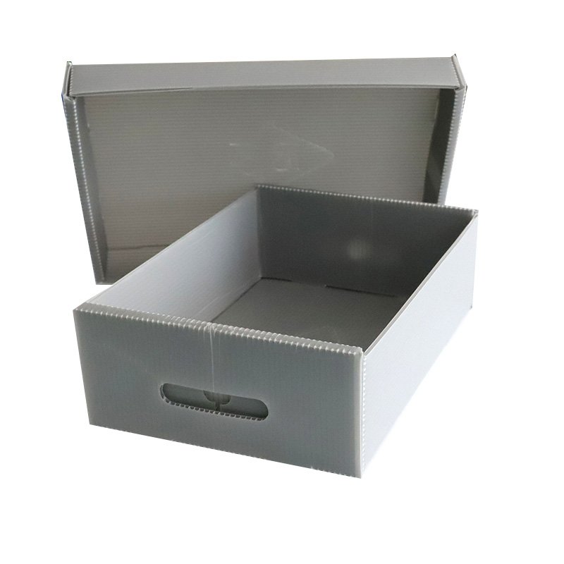Flat cover type (detachable cover)corrugated plastic boxes