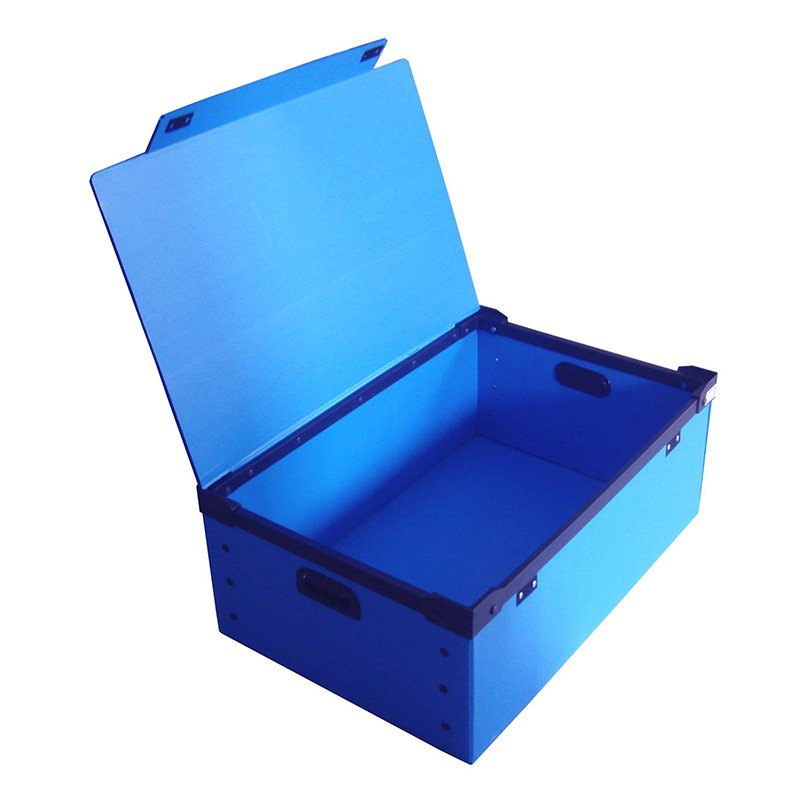 Corrugated Plastic Box with Lid