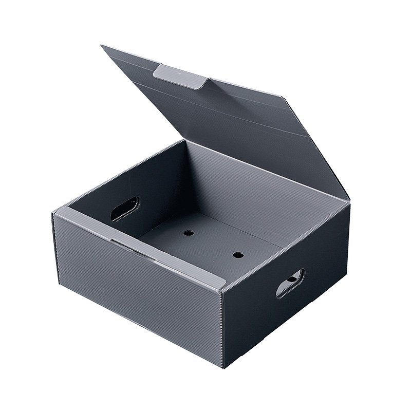 Corrugated Plastic Box with Lid