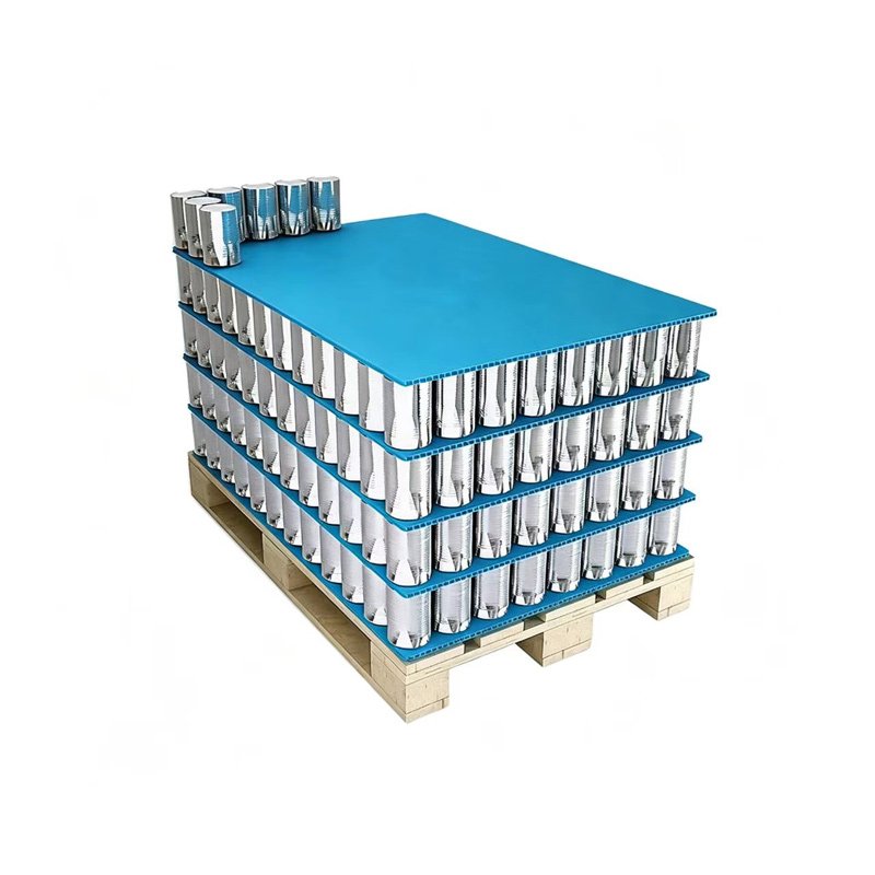 Corrugated polypropylene sheets for layer pads
