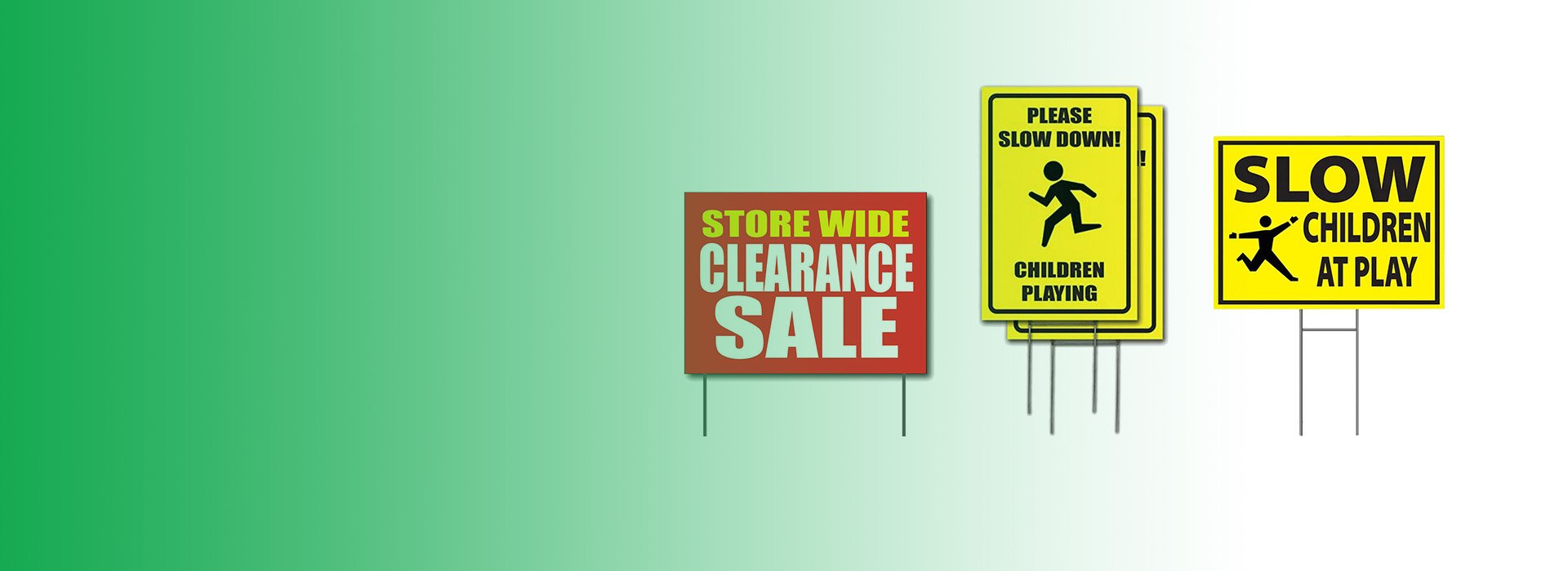 Customized Durable Corrugated Plastic Yard Signs That Last Season After Season
