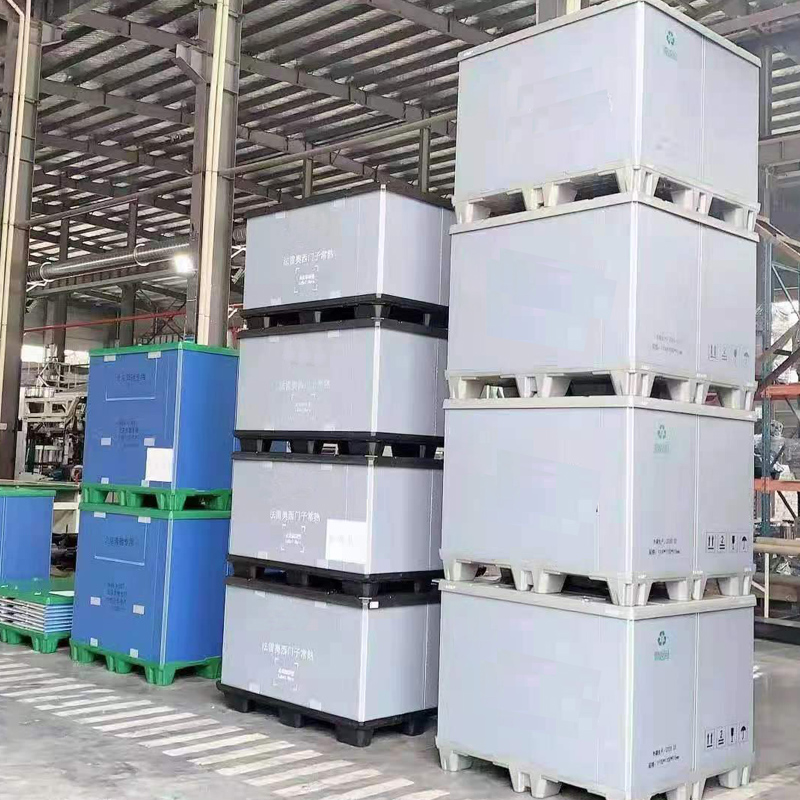 Foldable Plastic Pallet Container For Logistics