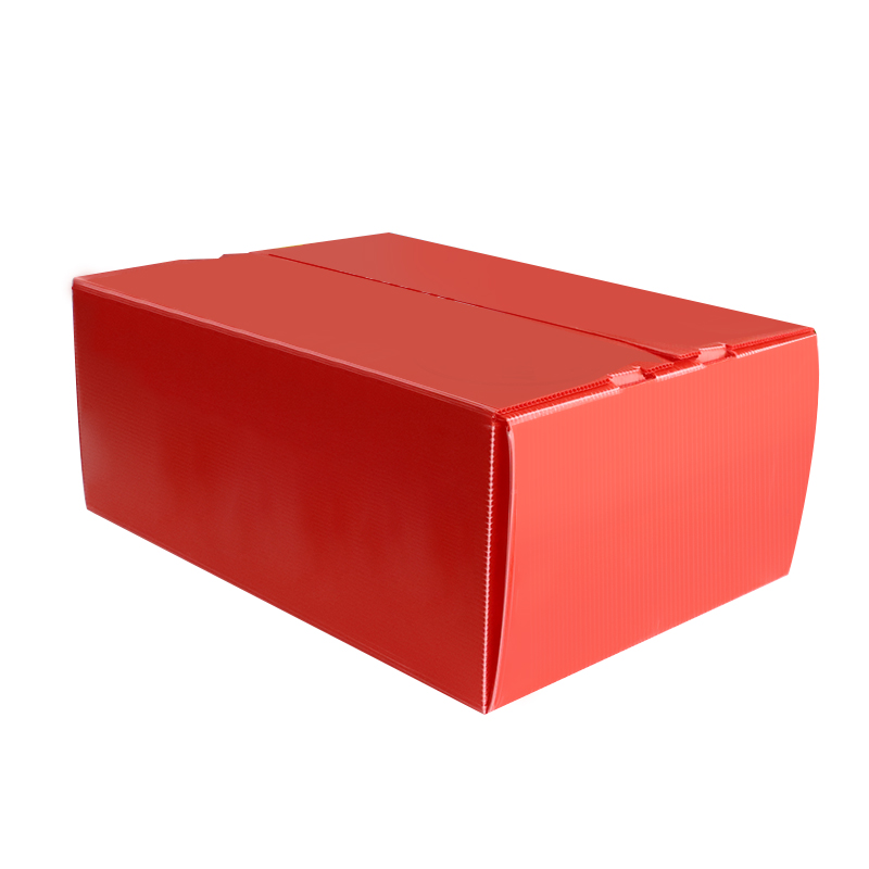 Corrugated plastic shipping box