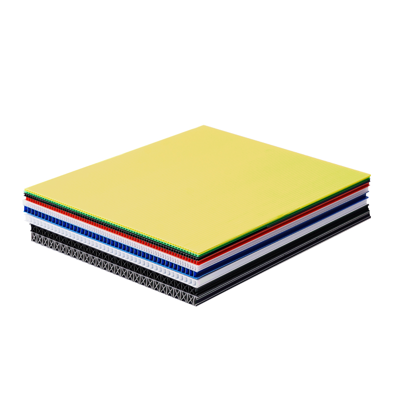 Yellow Corrugated Plastic Sheet