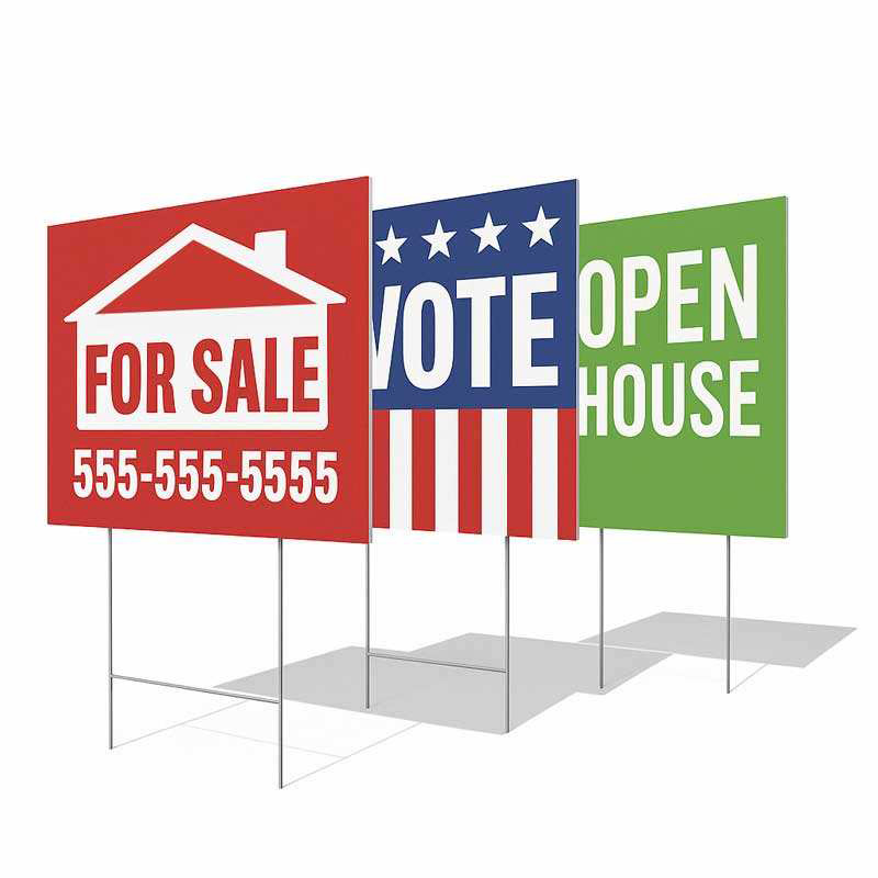 Corrugated Plastic Signs 24x36