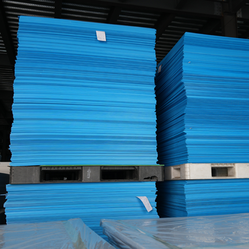 Blue Corrugated Plastic Sheets