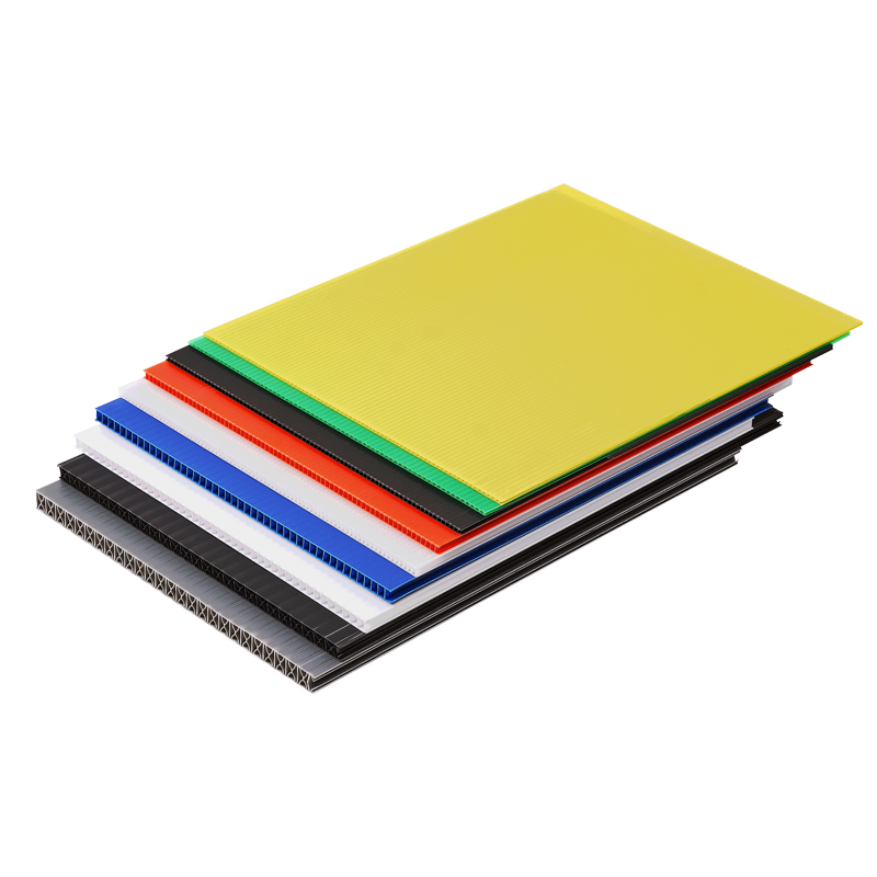 Yellow Corrugated Plastic Sheet