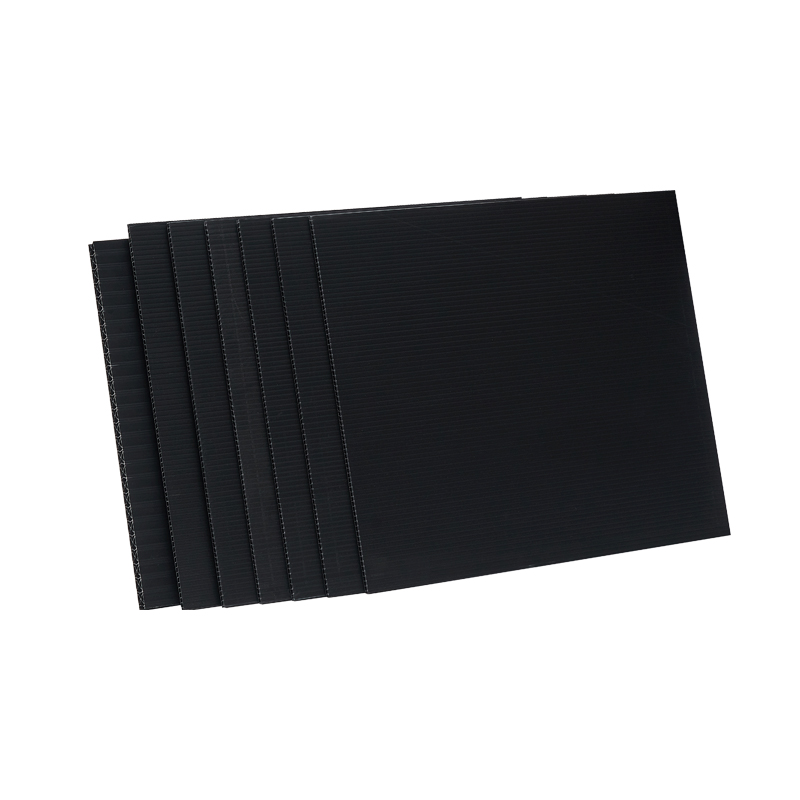 Fire Retardant Black corrugated plastic panels