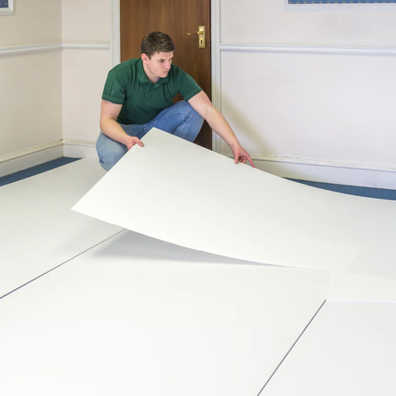 Floor Protection White Corrugated Twinwall Plastic Sheet