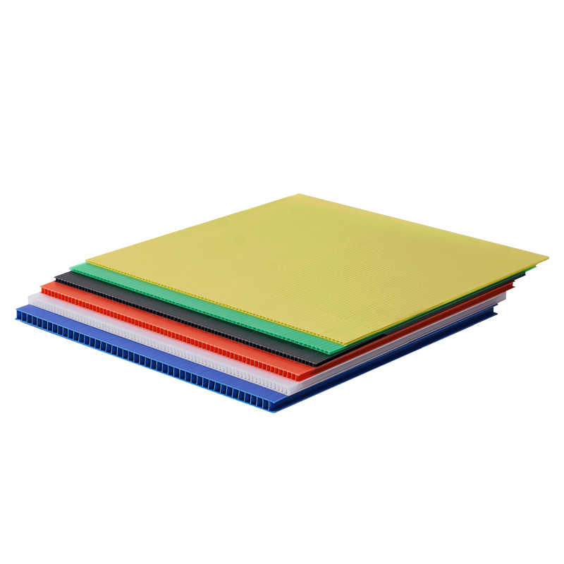 Yellow Corrugated Plastic Sheet