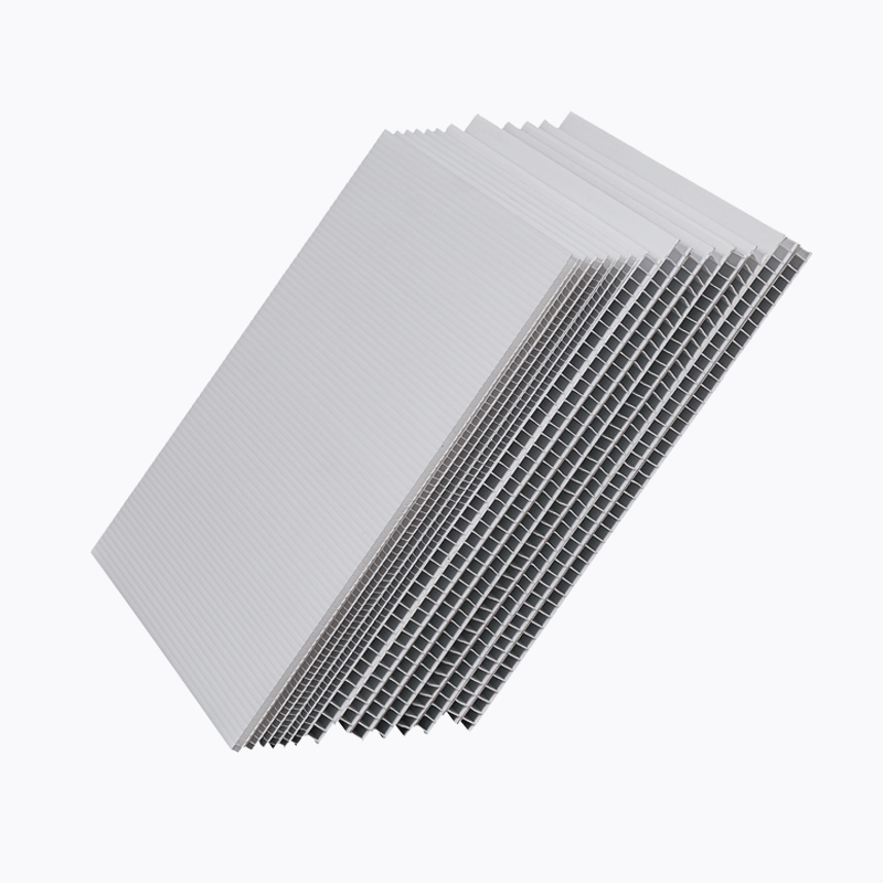 white plastic corrugated sheet