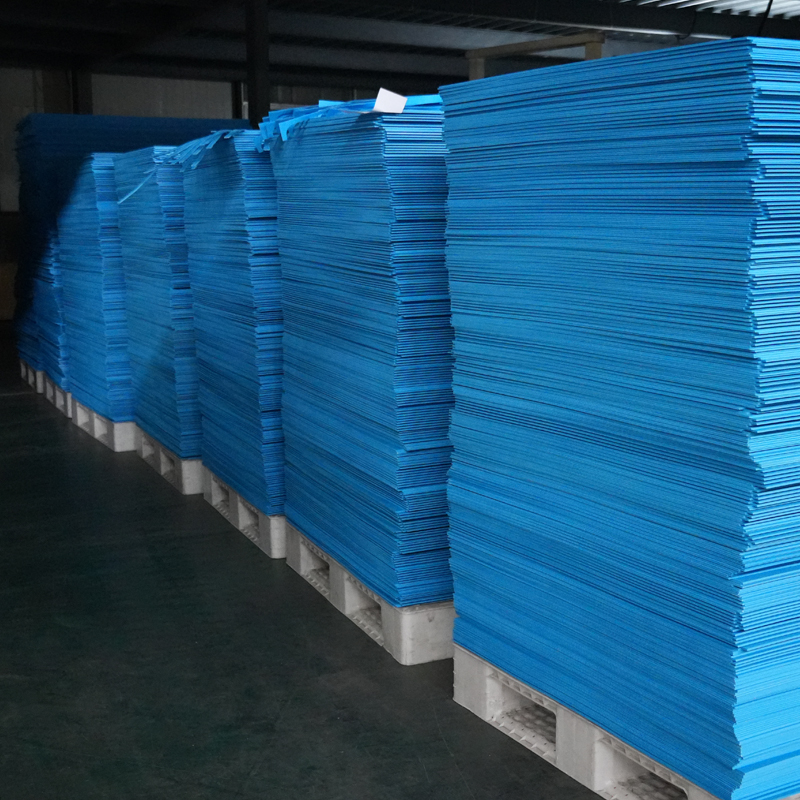 Blue Corrugated Plastic Sheets