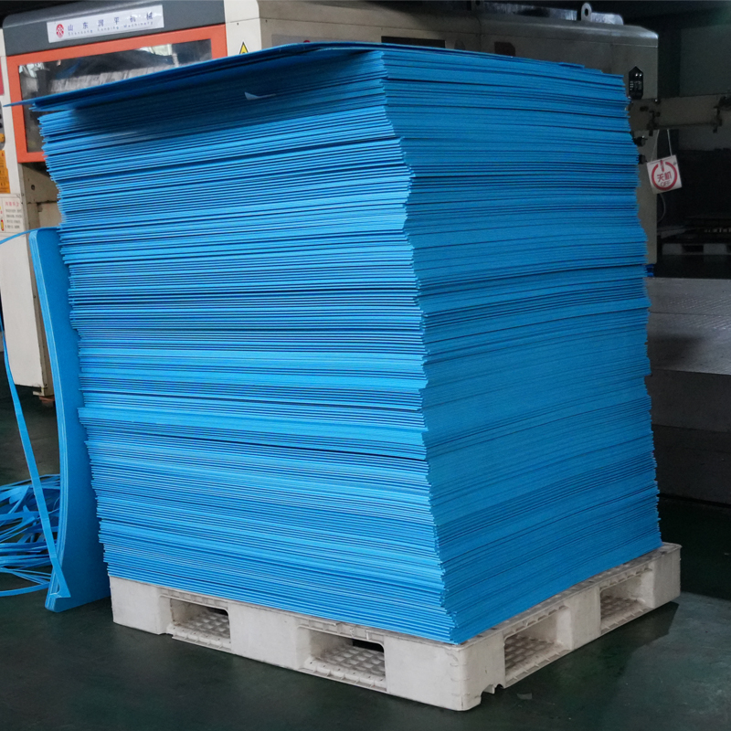 Blue Corrugated Plastic Sheets