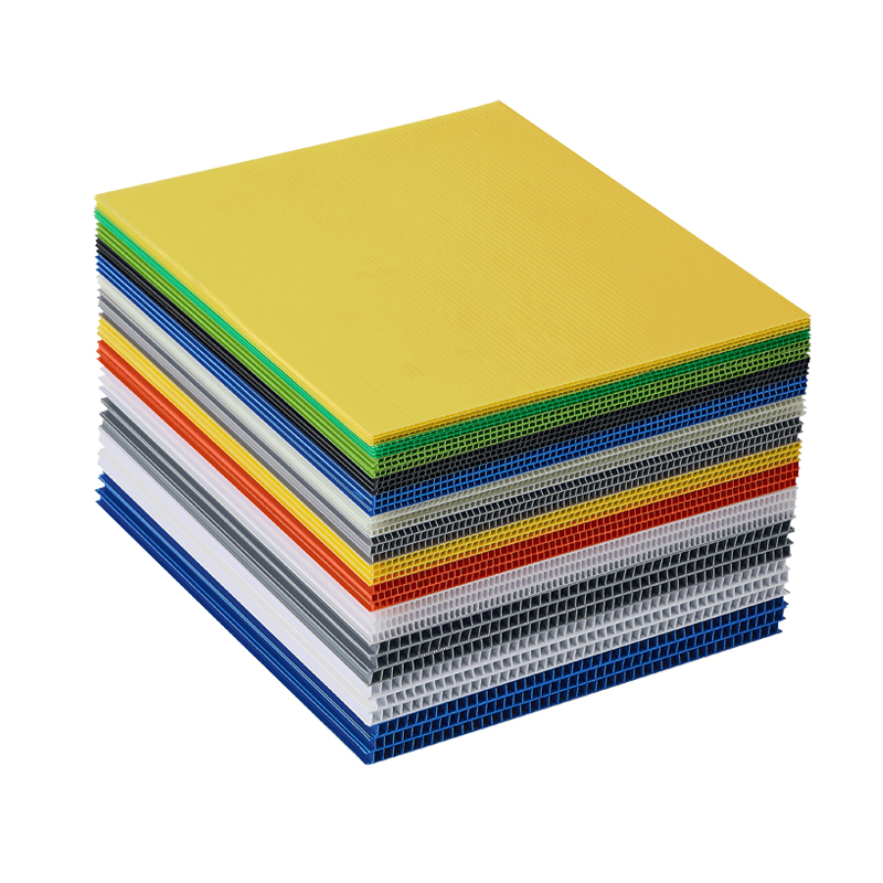 Yellow Corrugated Plastic Sheet