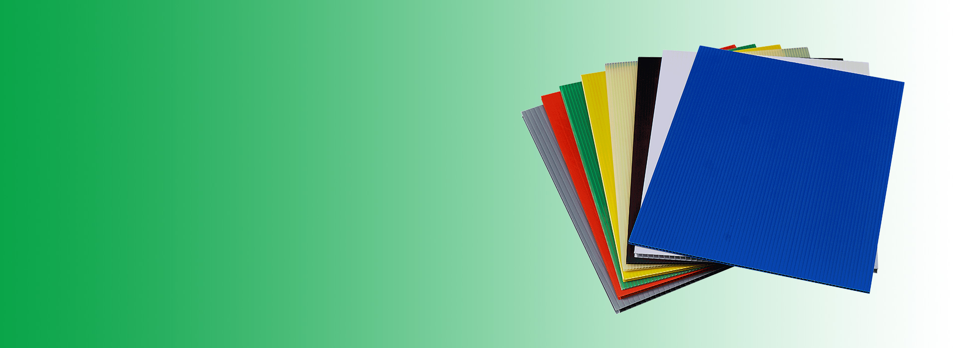 Blue Corrugated Plastic Sheets