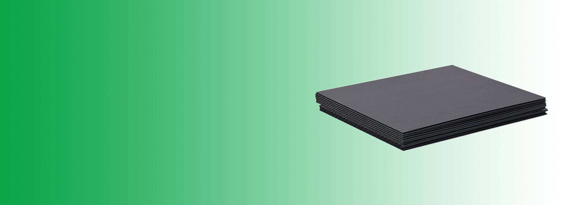 black corrugated plastic sheets