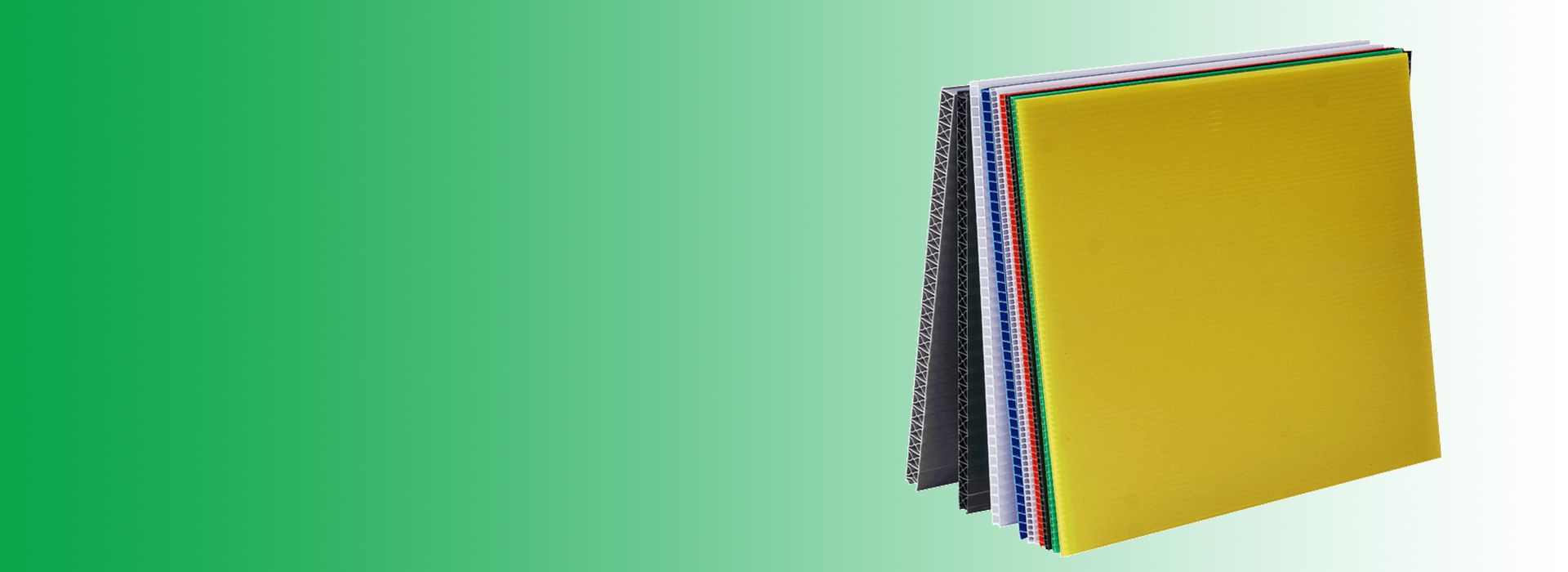 yellow corrugated plastic sheet