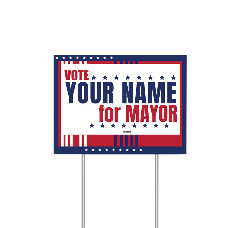 Corrugated Plastic Political Yard Signs