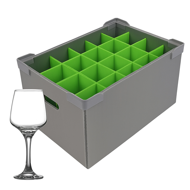 Custom Corrugated Plastic Boxes with Dividers