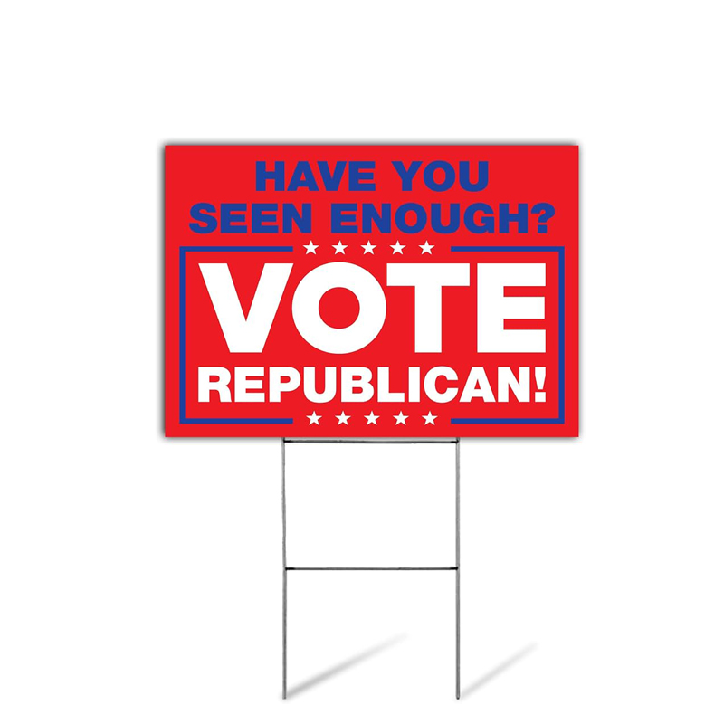 Corrugated Plastic Political Yard Signs
