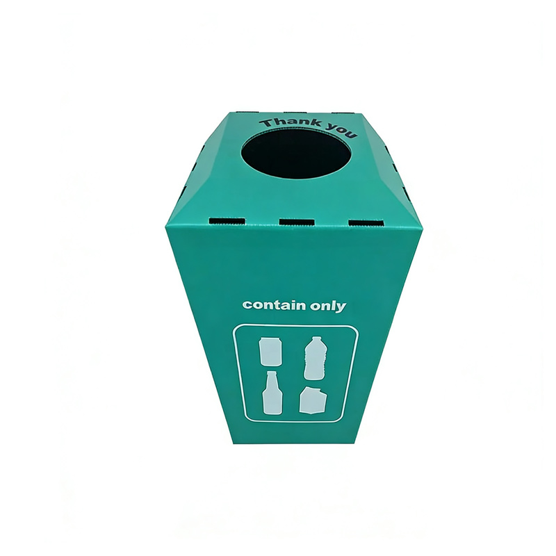 corrugated-plastic-trash-cans