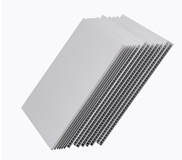 White Plastic Corrugated Sheets